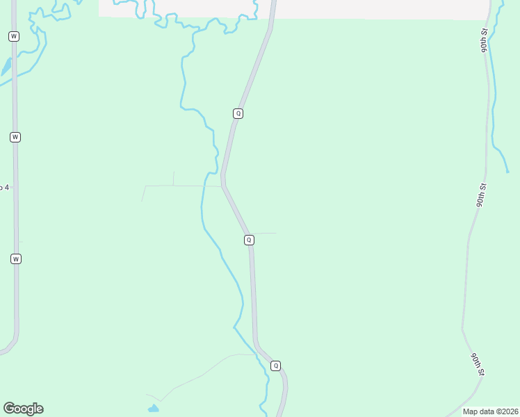 map of restaurants, bars, coffee shops, grocery stores, and more near N9446 County Road Q in Downing