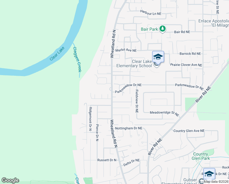 map of restaurants, bars, coffee shops, grocery stores, and more near 159 Hazelbrook Drive North in Keizer