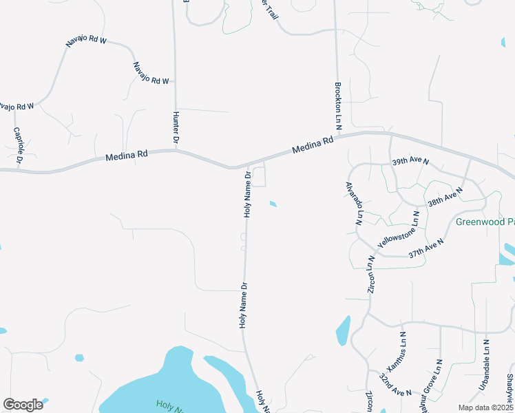 map of restaurants, bars, coffee shops, grocery stores, and more near 2500 Holy Name Drive in Wayzata