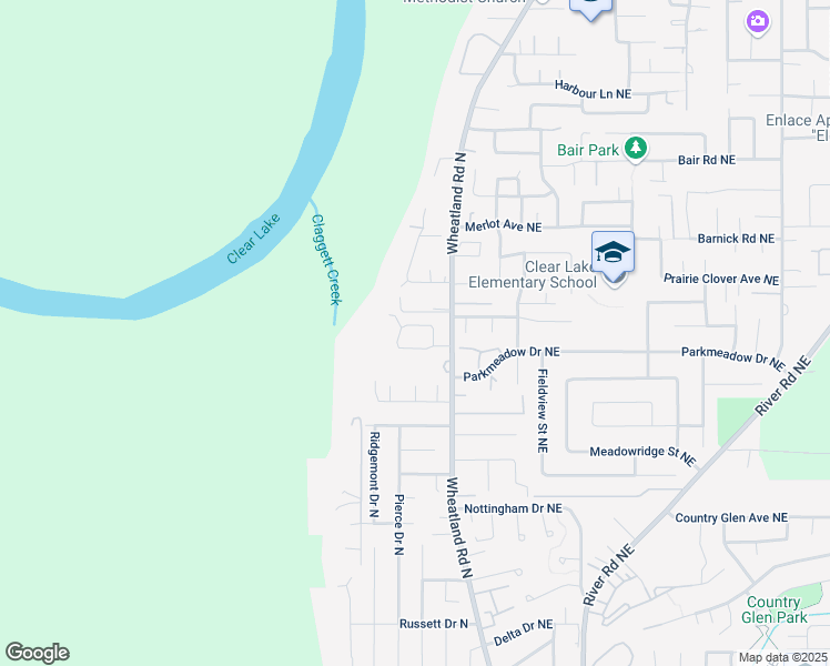 map of restaurants, bars, coffee shops, grocery stores, and more near 136 Cedar Bluff Circle North in Keizer