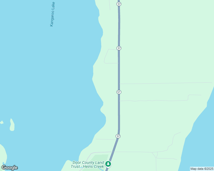 map of restaurants, bars, coffee shops, grocery stores, and more near 7301 Wisconsin 57 in Baileys Harbor