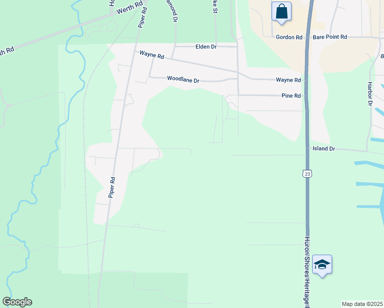 map of restaurants, bars, coffee shops, grocery stores, and more near 1599 Jesse Rd in Alpena