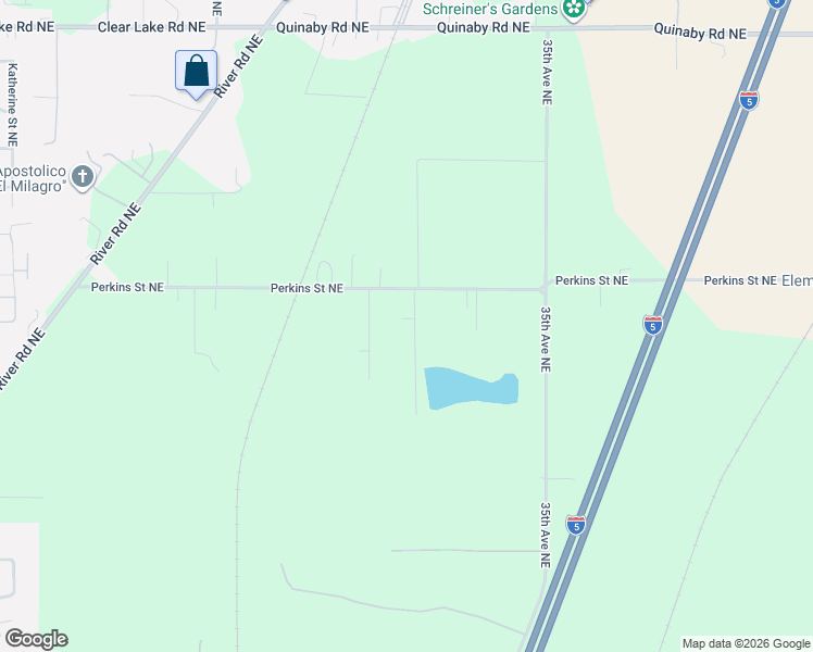 map of restaurants, bars, coffee shops, grocery stores, and more near 2990 Perkins Street Northeast in Salem