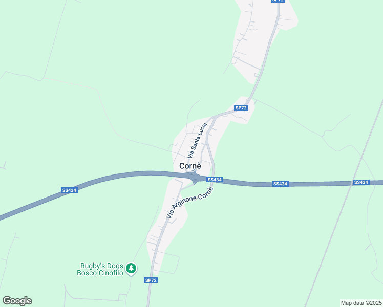 map of restaurants, bars, coffee shops, grocery stores, and more near 125 Via Santa Lucia in Corné