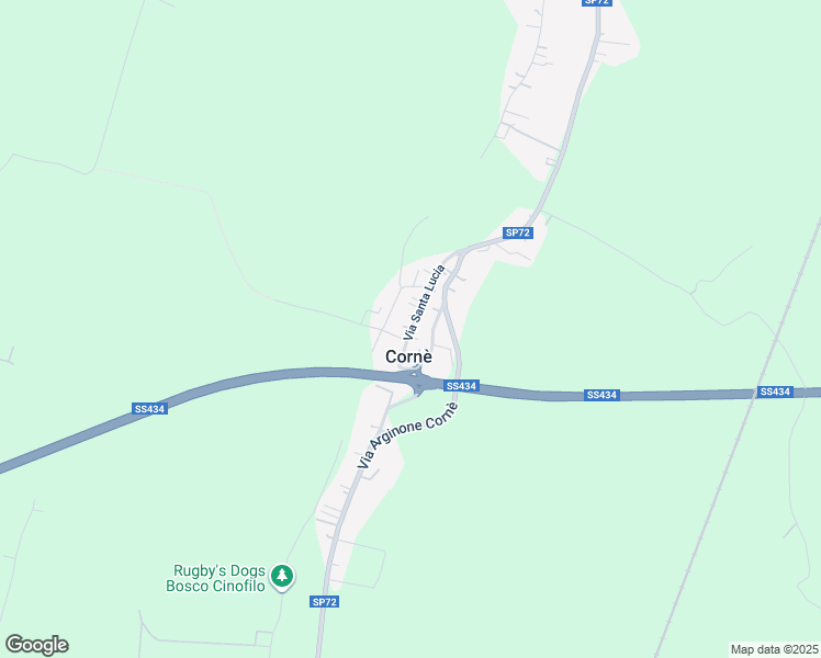 map of restaurants, bars, coffee shops, grocery stores, and more near 125 Via Santa Lucia in Corné