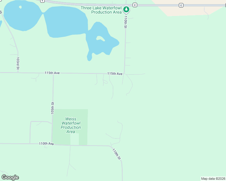 map of restaurants, bars, coffee shops, grocery stores, and more near 1140 109th Street in New Richmond