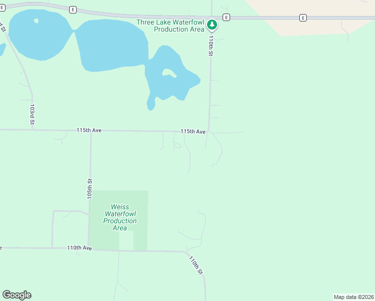 map of restaurants, bars, coffee shops, grocery stores, and more near 1140 109th Street in New Richmond