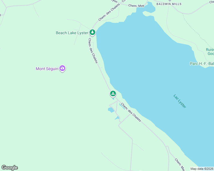 map of restaurants, bars, coffee shops, grocery stores, and more near 322 Chemin des Chalets in Coaticook