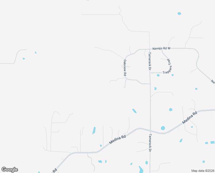 map of restaurants, bars, coffee shops, grocery stores, and more near 1225 Oakview Road in Long Lake