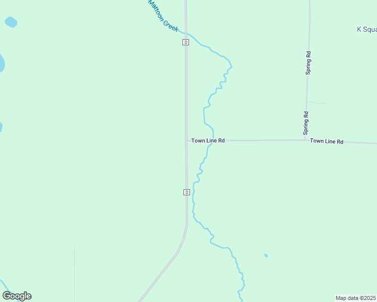 map of restaurants, bars, coffee shops, grocery stores, and more near County Road D in Antigo