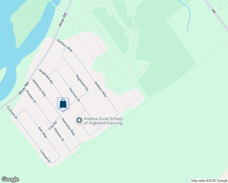 map of restaurants, bars, coffee shops, grocery stores, and more near 12 Cavalry Crescent in Leeds and Grenville United Counties