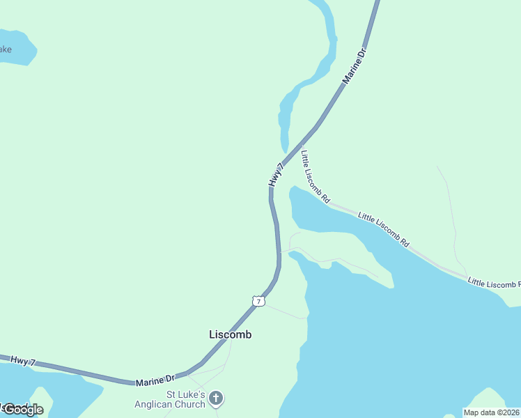 map of restaurants, bars, coffee shops, grocery stores, and more near 5067 Nova Scotia Trunk 7 in Marie Joseph