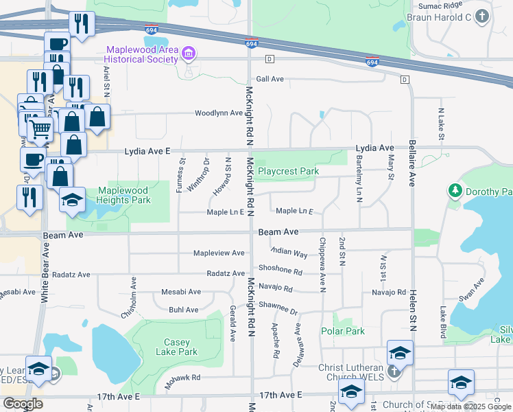 2922 McKnight Road North, Maplewood MN Walk Score