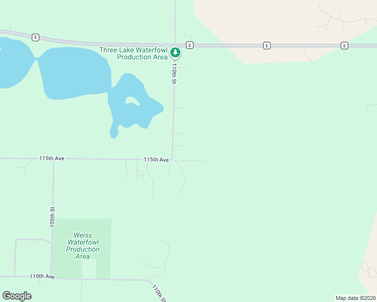 map of restaurants, bars, coffee shops, grocery stores, and more near 1157 110th Street in New Richmond