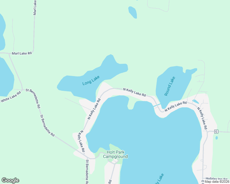 map of restaurants, bars, coffee shops, grocery stores, and more near 9453 North Kelly Lake Road in Suring