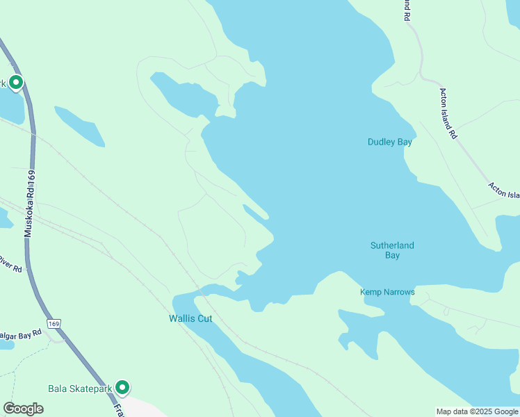 map of restaurants, bars, coffee shops, grocery stores, and more near Dudley Road in Bala