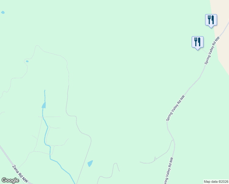 map of restaurants, bars, coffee shops, grocery stores, and more near 6603 Spring Valley Road Northwest in Salem