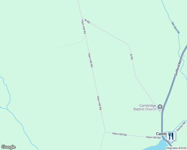 map of restaurants, bars, coffee shops, grocery stores, and more near Ham Hill Road in Cambridge