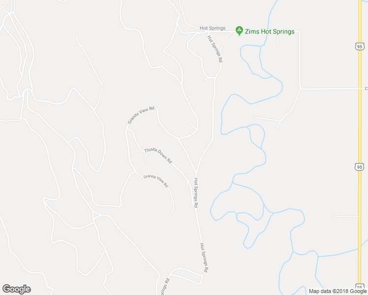 map of restaurants, bars, coffee shops, grocery stores, and more near 4021 Granite View Road in New Meadows