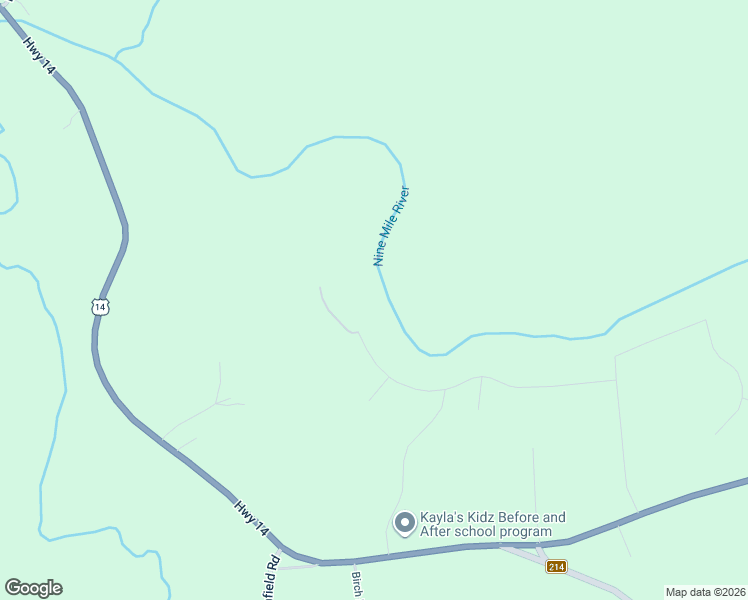 map of restaurants, bars, coffee shops, grocery stores, and more near Bell Court in Nine Mile River