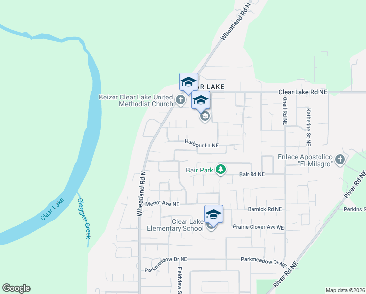 map of restaurants, bars, coffee shops, grocery stores, and more near 959 Stonebridge Avenue Northeast in Keizer