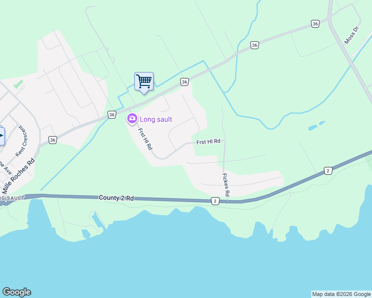 map of restaurants, bars, coffee shops, grocery stores, and more near 38 Forest Hill Rd in South Stormont