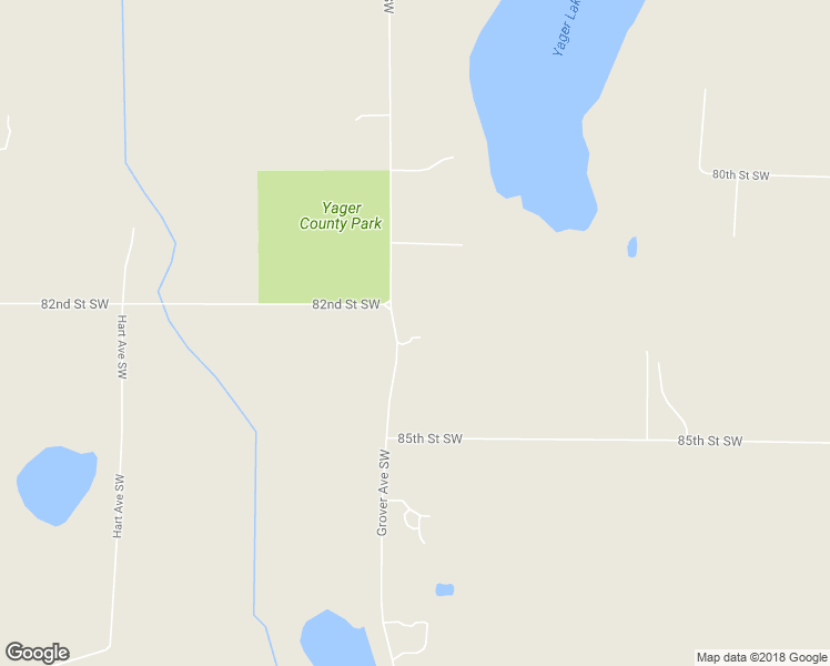 map of restaurants, bars, coffee shops, grocery stores, and more near 8304 Grover Avenue Southwest in Waverly