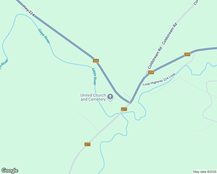 map of restaurants, bars, coffee shops, grocery stores, and more near 455 Highway 224 in Gays River