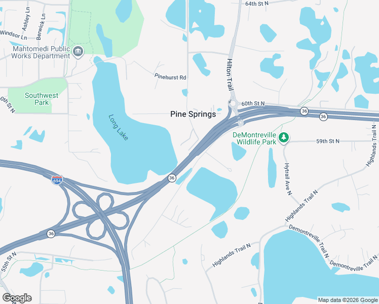 map of restaurants, bars, coffee shops, grocery stores, and more near 5960 Warner Avenue South in Saint Paul