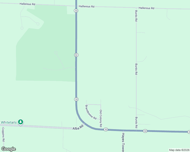 map of restaurants, bars, coffee shops, grocery stores, and more near 4893 Highway 32 in Gaylord