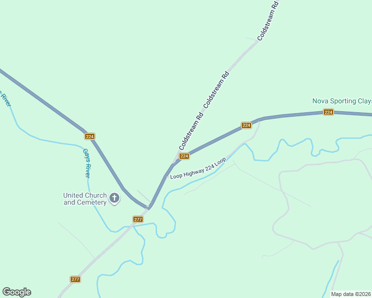map of restaurants, bars, coffee shops, grocery stores, and more near 30 Coldstream Road in Gays River