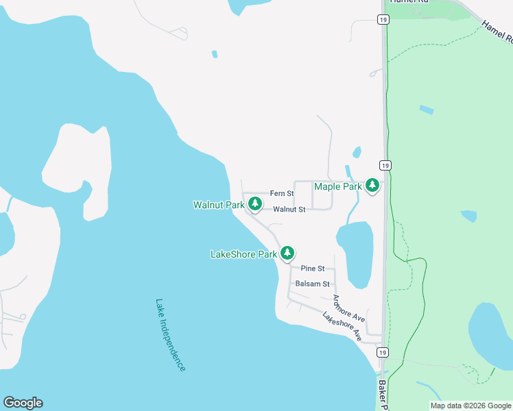 map of restaurants, bars, coffee shops, grocery stores, and more near 4705 Fern Street in Maple Plain