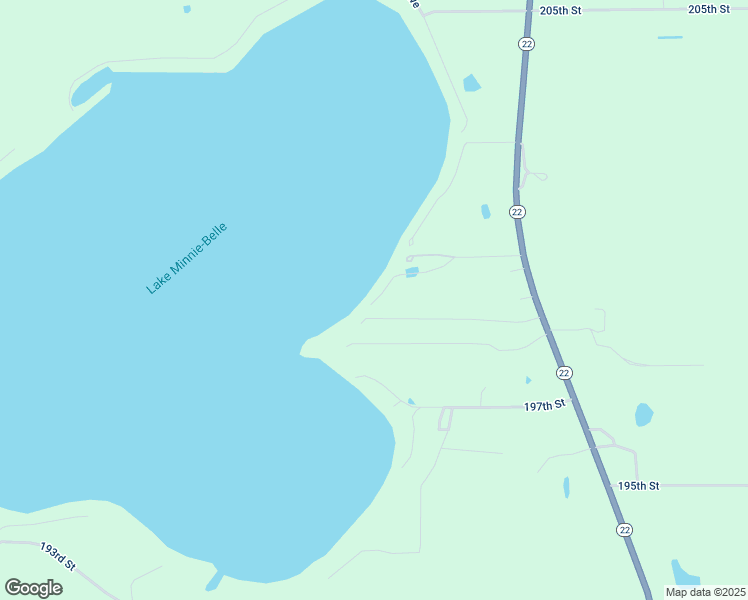 map of restaurants, bars, coffee shops, grocery stores, and more near 62150 200th Street in Litchfield