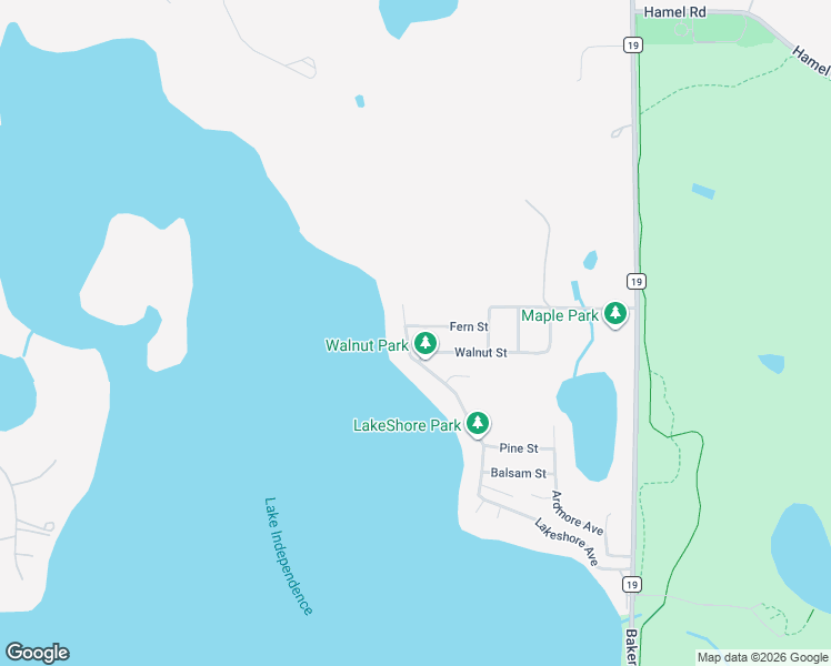 map of restaurants, bars, coffee shops, grocery stores, and more near 4705 Fern Street in Maple Plain