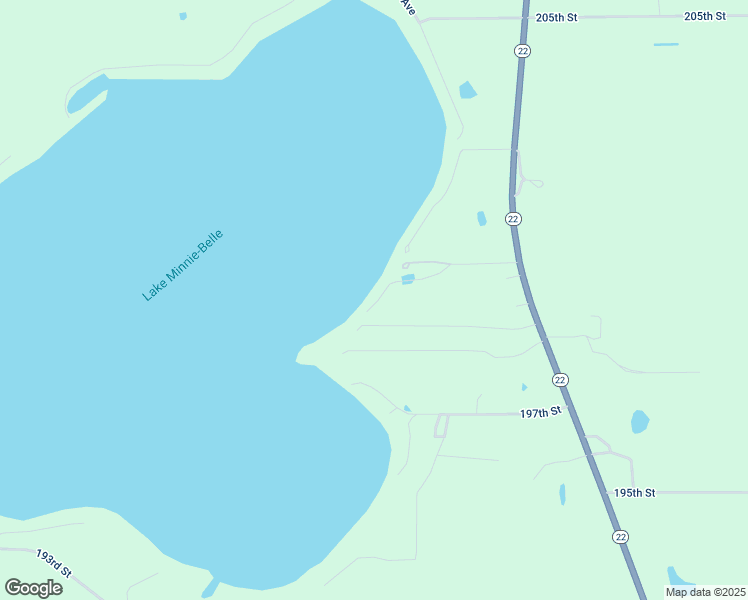 map of restaurants, bars, coffee shops, grocery stores, and more near 62150 200th Street in Litchfield