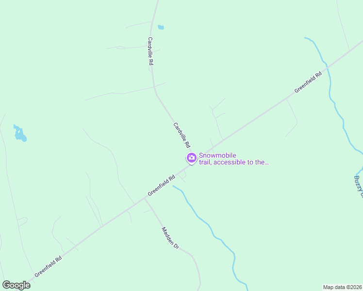 map of restaurants, bars, coffee shops, grocery stores, and more near 20 Cardville Road in Greenbush