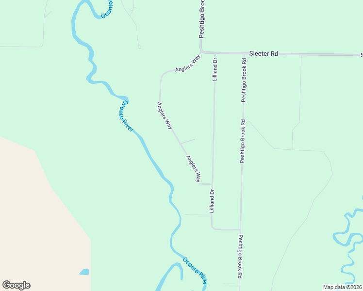 map of restaurants, bars, coffee shops, grocery stores, and more near 9933 Anglers Way in Suring