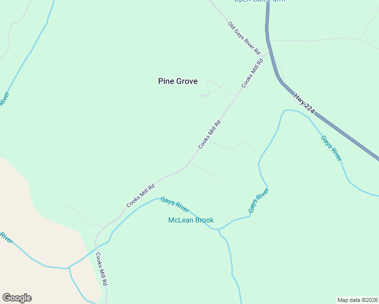 map of restaurants, bars, coffee shops, grocery stores, and more near 321 Cooks Mill Road in Pine Grove