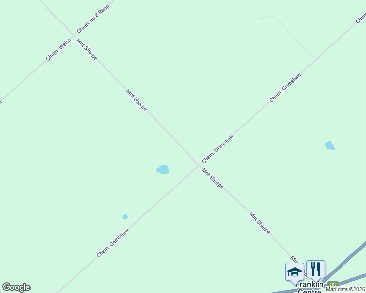 map of restaurants, bars, coffee shops, grocery stores, and more near 3944 Montée Sharpe in Saint-Antoine-Abbé