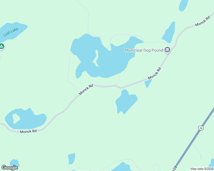 map of restaurants, bars, coffee shops, grocery stores, and more near 476 Monck Road in Harcourt