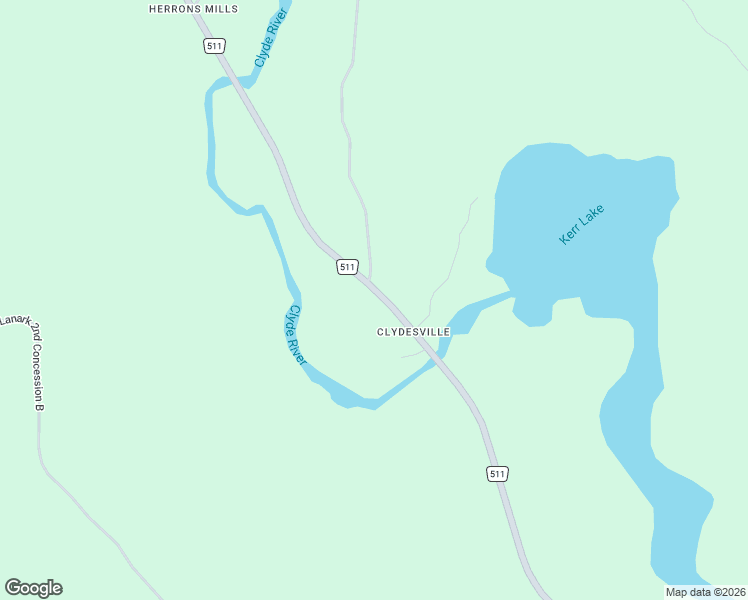 map of restaurants, bars, coffee shops, grocery stores, and more near 4237 Lanark 511 in Lanark