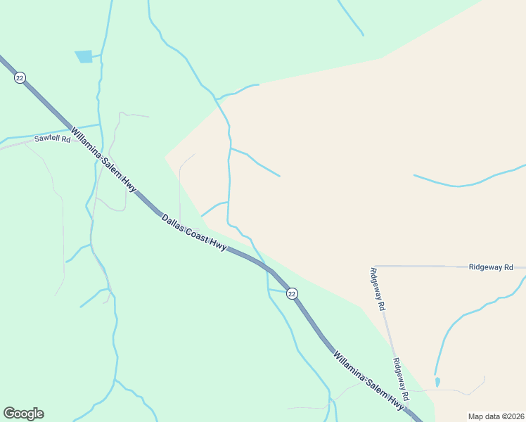 map of restaurants, bars, coffee shops, grocery stores, and more near 21403-21409 Willamina-Salem Highway in Sheridan