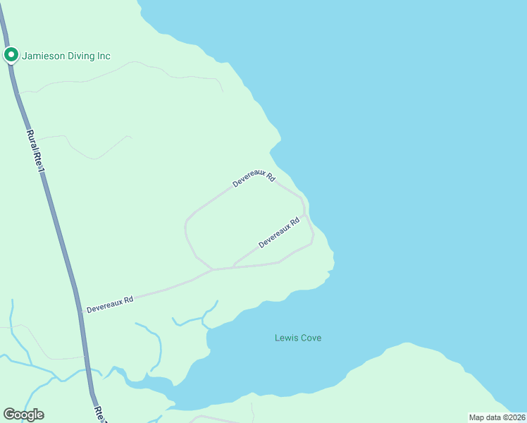 map of restaurants, bars, coffee shops, grocery stores, and more near Devereaux Road in Perry