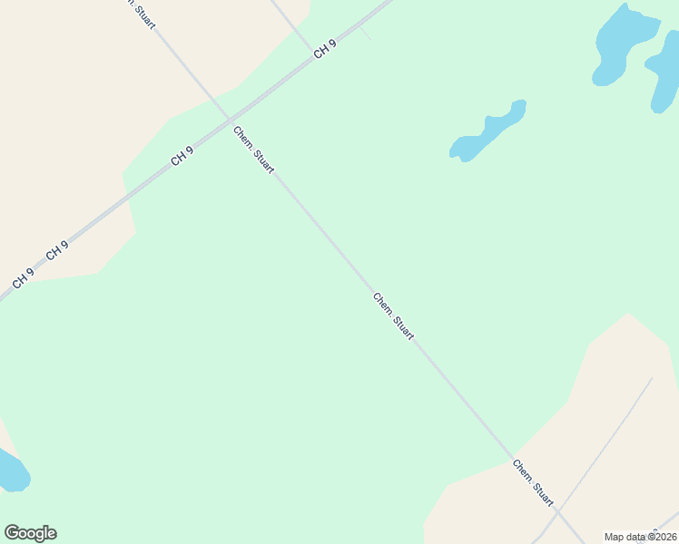 map of restaurants, bars, coffee shops, grocery stores, and more near Chemin Stuart in Montérégie