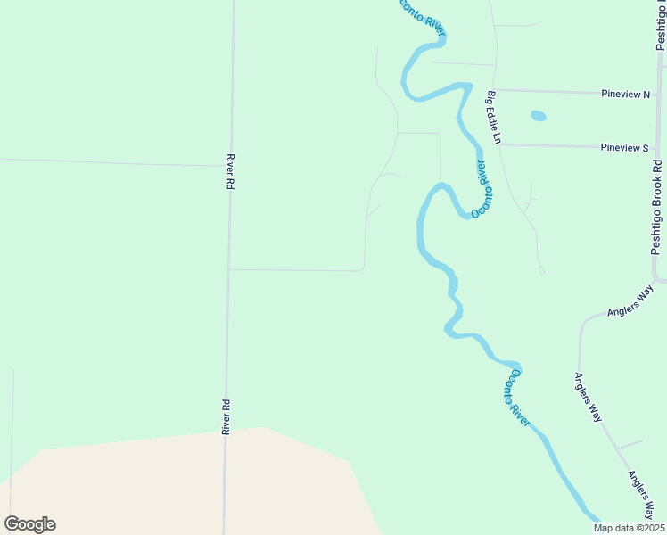 map of restaurants, bars, coffee shops, grocery stores, and more near 10113 Cedar Valley Lane in Suring
