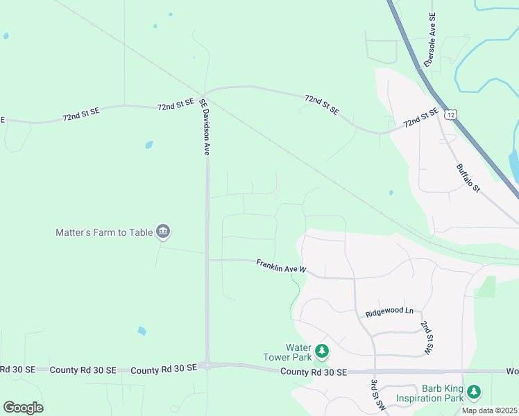 map of restaurants, bars, coffee shops, grocery stores, and more near 7340 Southeast Davidson Avenue in Delano