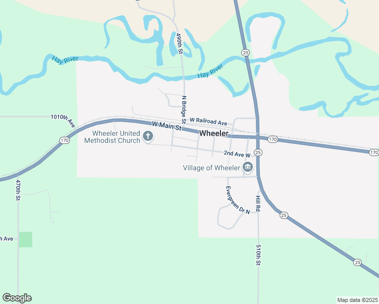 map of restaurants, bars, coffee shops, grocery stores, and more near 504 2nd Avenue West in Wheeler