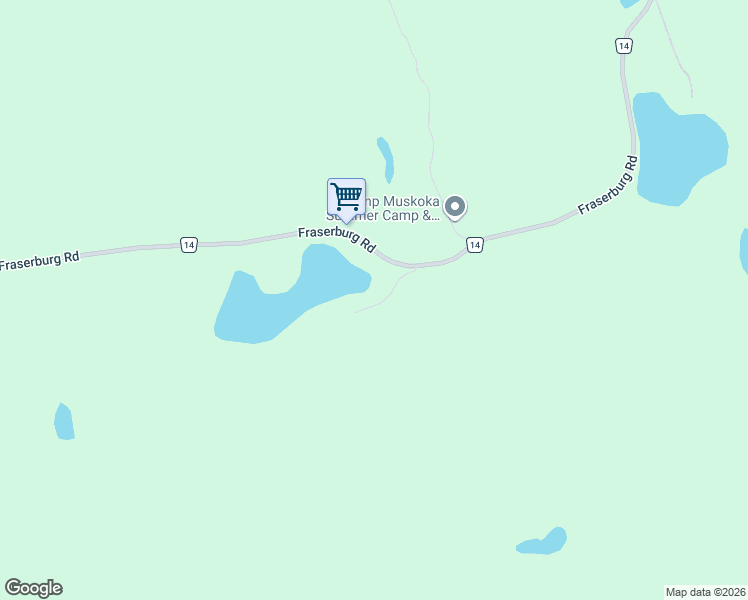 map of restaurants, bars, coffee shops, grocery stores, and more near 1020 Gordonier Lake Road in Bracebridge