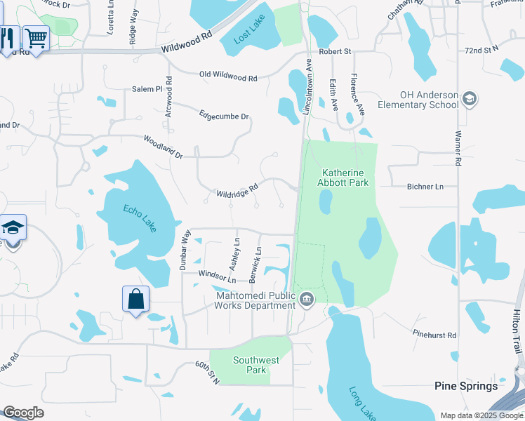 map of restaurants, bars, coffee shops, grocery stores, and more near 964 Sprucewood Court in Saint Paul