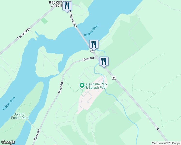 map of restaurants, bars, coffee shops, grocery stores, and more near 120 Patchell Place in Ottawa